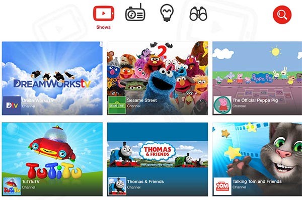 YouTube Kid - Thế giới giải trí, học tập bổ ích, thú vị dành riêng cho trẻ em