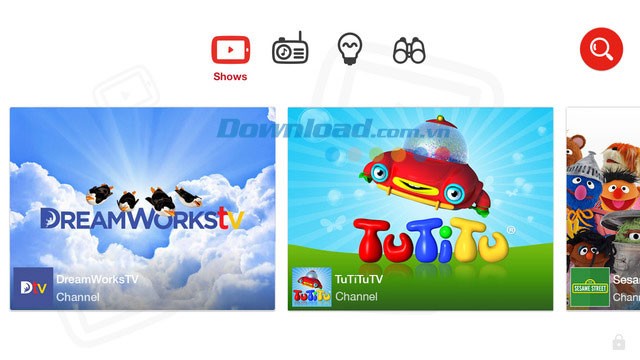 YouTube Kids cho iOS