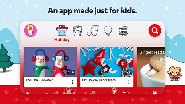 YouTube Kids Mobile là kênh video dành riêng cho trẻ em với nội dung phù hợp, an toàn