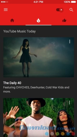 Dùng thử YouTube Red 14 ngày