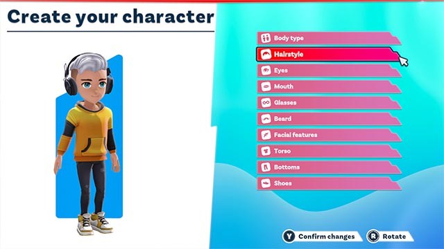 Tạo nhân vật tùy ý với diện mạo, trang phục, phụ kiện phong phú