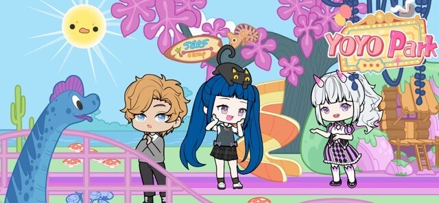 YOYO Park cho bạn tạo ra các nhân vật xinh đẹp trong bối cảnh công viên giải trí