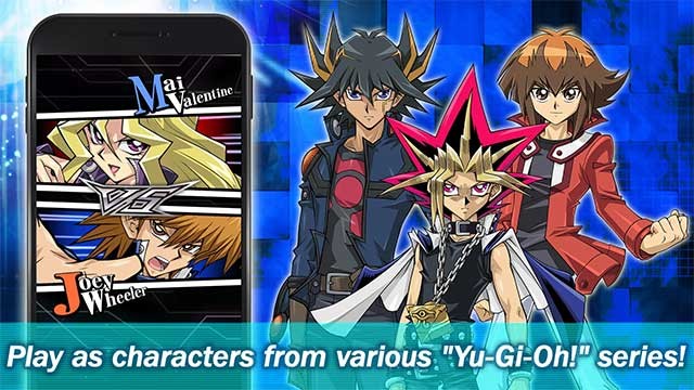 Yu-Gi-Oh! Duel Links được thiết kế với hệ thống điều khiển trực quan