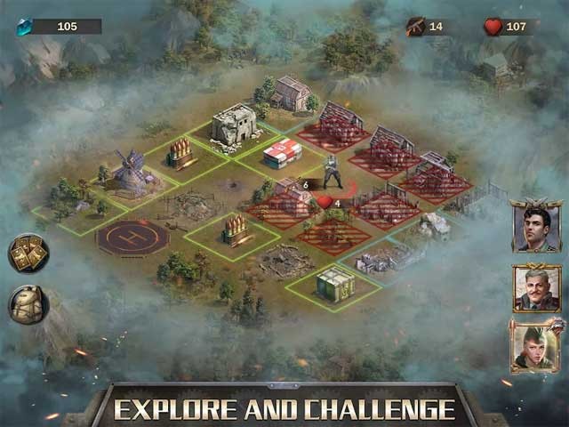 Khám phá các khu vực chiến tranh và thác thức những game thủ khác