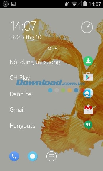 Giao diện ứng dụng Z Launcher