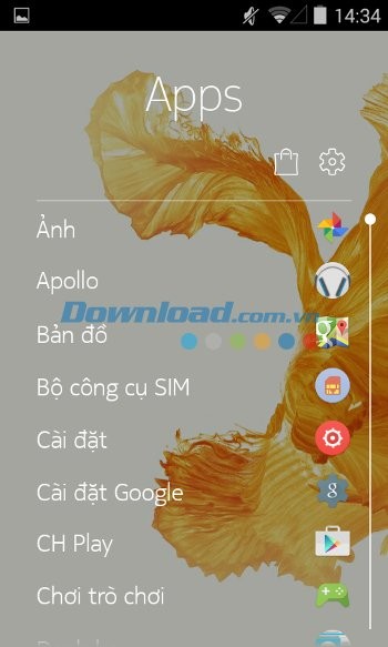 Quản lý ứng dụng với Z Launcher