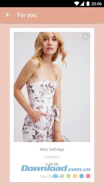 Gợi ý mẫu mới theo sở thích khách hàng