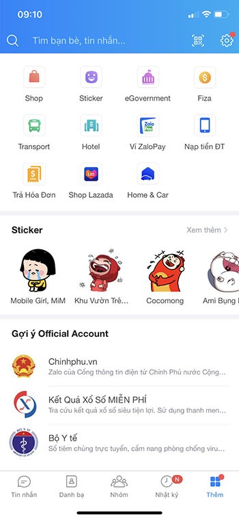 Zalo cho iOS 222*266966