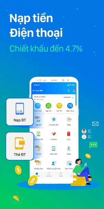 Nạp tiền điện thoại
