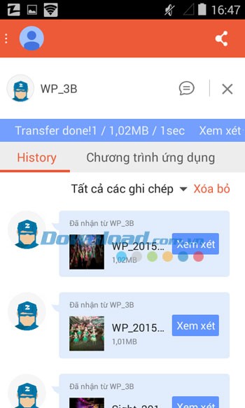 Chia sẻ file dễ dàng với Zapya cho Android
