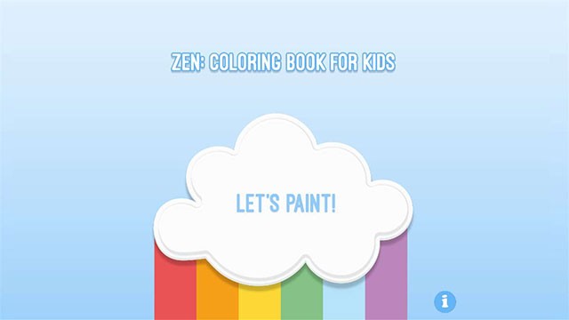 Sách tô màu cho bé Zen: Coloring Book for Kids