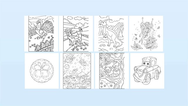 Tô màu nhiều chủ đề