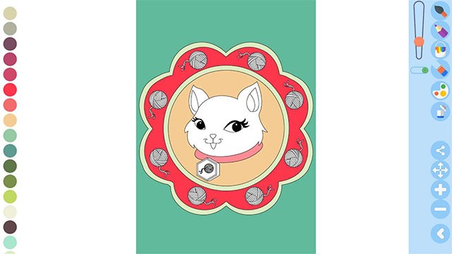 Tô màu đơn giản, trực quan