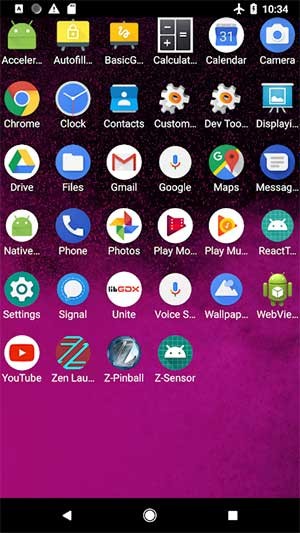 Các ứng dụng có thể được hiển thị trong chế độ xem lưới