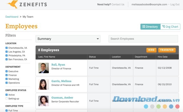 Quản lý nguồn nhân lực một cách hiệu quả bằng ứng dụng web Zenefits