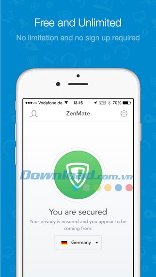 ZenMate cho iOS