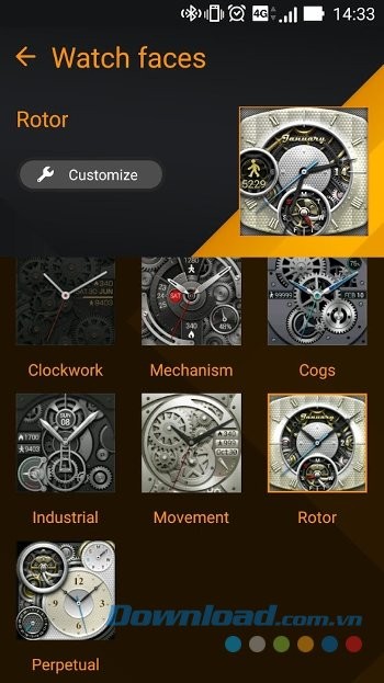 Tùy biến mặt đồng hồ với ZenWatch Manager