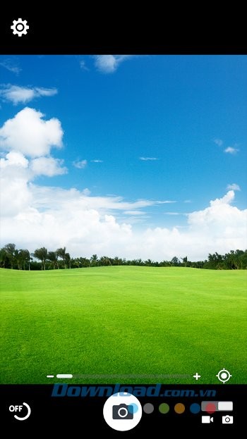 Các tùy chọn trên giao diện của ZenWatch Remote Camera