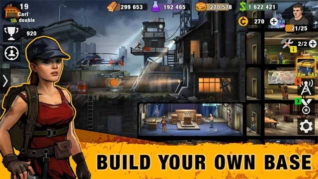 Xây dựng căn cứ và nâng cấp toàn bộ căn phòng để biến nơi trú ẩn thành một pháo đài phòng thủ kiên cố