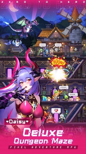 Zero to Hero Pixel Saga là game nhập vai phiêu lưu pixel hấp dẫn
