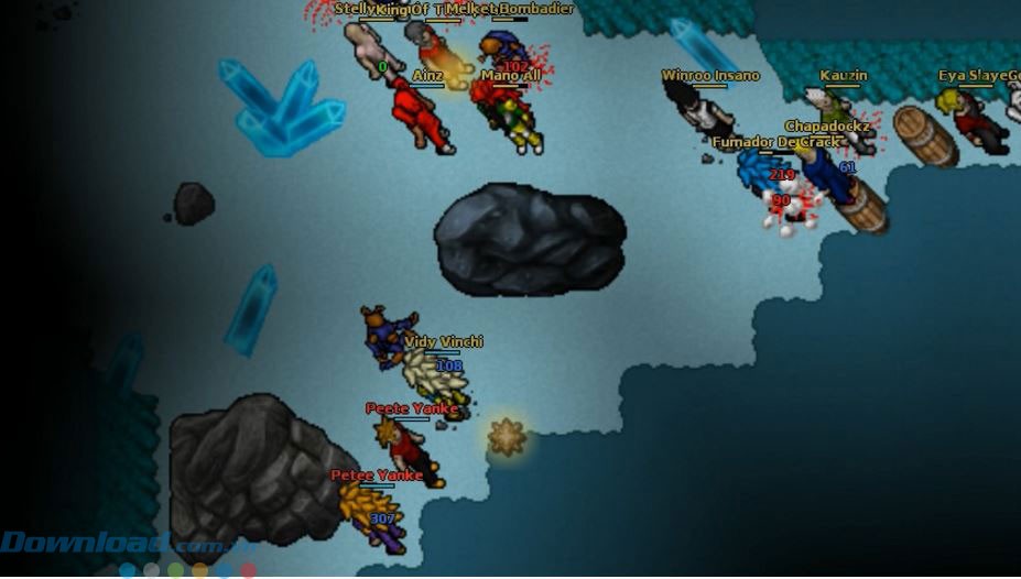 Trận chiến PvP căng thẳng