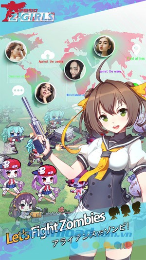 Zgirls cho iOS tiêu diệt zombie