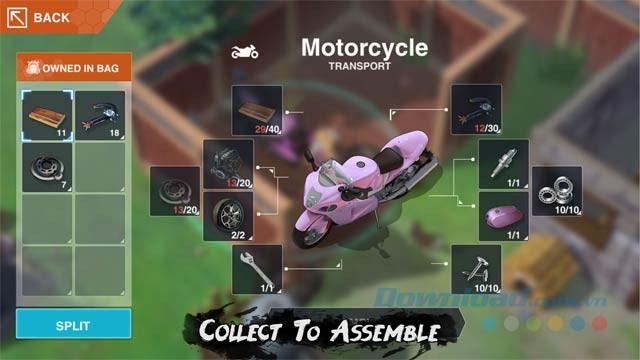 Thu thập để lắp rắp thiết bị