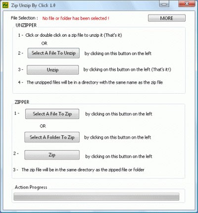 Zip Unzip by Click