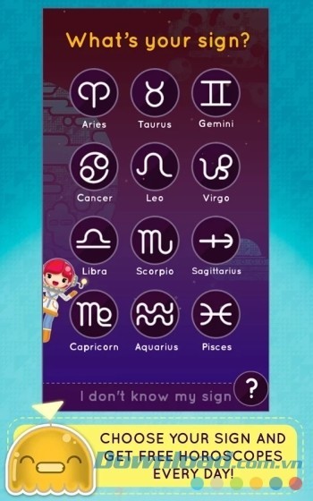 Chọn cung hoàng đạo của bạn