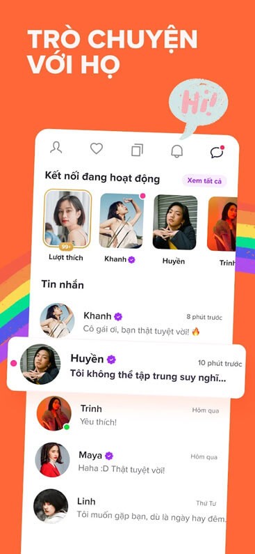 Thoải mái trò chuyện