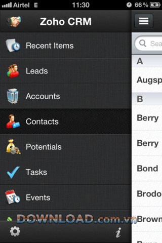 Zoho CRM for iOS