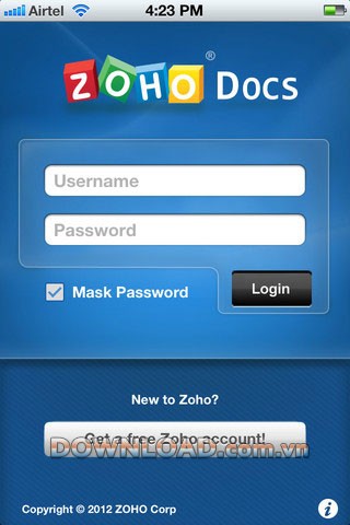 Zoho Docs for iOS