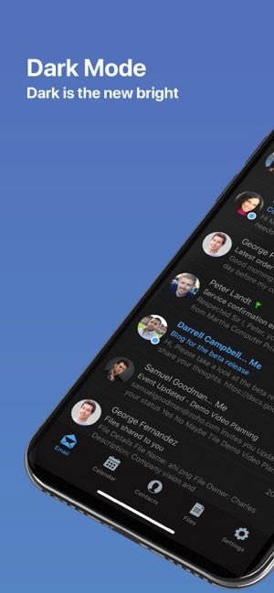 Chế độ Dark Mode trên Zoho Mail