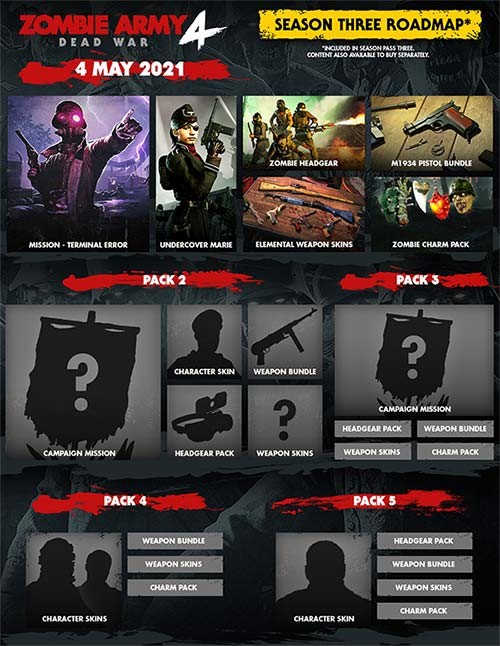 Season 3 bổ sung hàng loạt skin mới, thành tích, gói vũ khí...