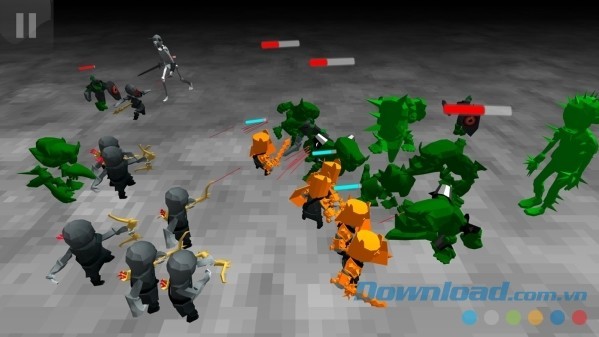 Zombie Battle Simulator cho Android đề cao tinh thần đồng đội