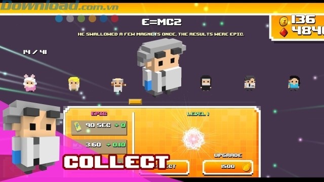 Thu thập nhiều anh hùng zombie mạnh mẽ