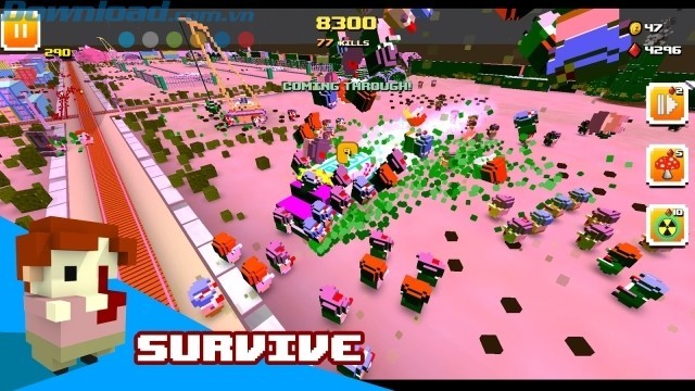 Sống sót giữa môi trường hình khối đầy rẫy nguy hiểm