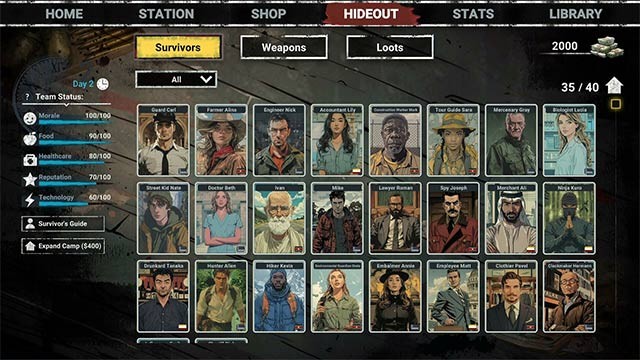 Lập đội những người sống sót và cùng nhau đấu trí trong Zombie Cards: Survival Showdown