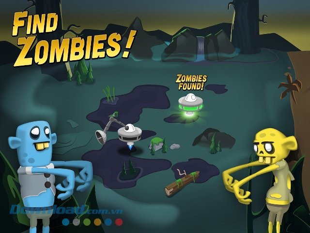 Thử thách thú vị trong game Zombie Catchers