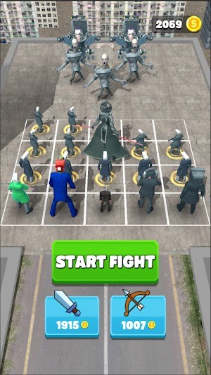 Bố trí đội quân của mình trên chiến trường và tham gia cuộc đối đầu với zombie