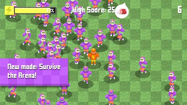 Cạnh tranh với bạn bè để xem ai có thể đạt điểm số cao nhất trong chế độ Sinh tồn