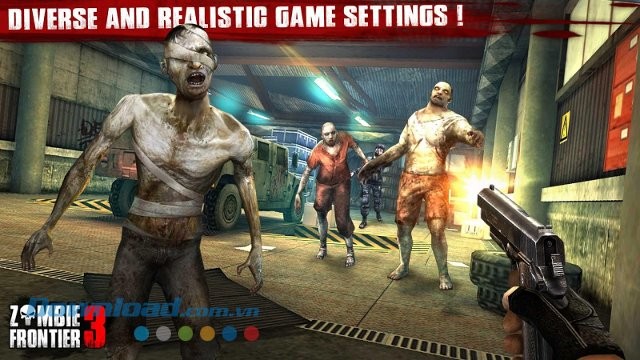 Game bắn súng tiêu diệt thây ma Zombie Frontier 3