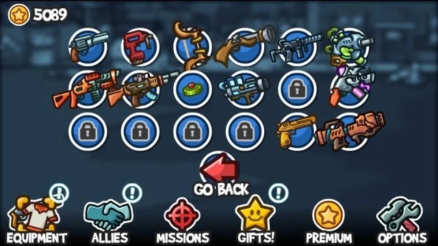 Mở khóa và nâng cấp vũ khí để tăng cơ hội chiến thắng