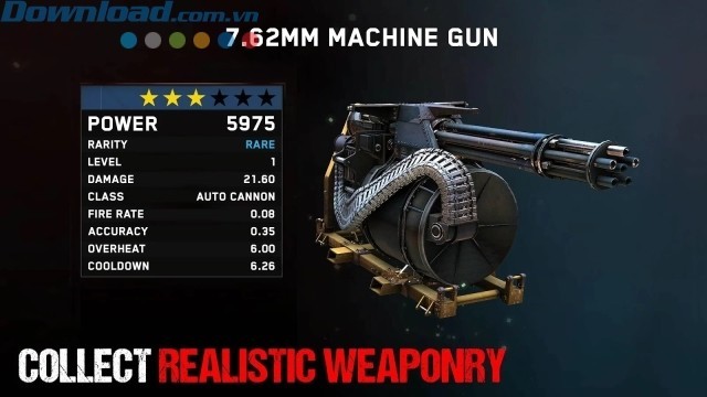 Thu thập những vũ khí mạnh mẽ, uy lực