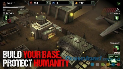 Thiết kế đồ họa tuyệt đẹp của Zombie Gunship Survival cho iOS
