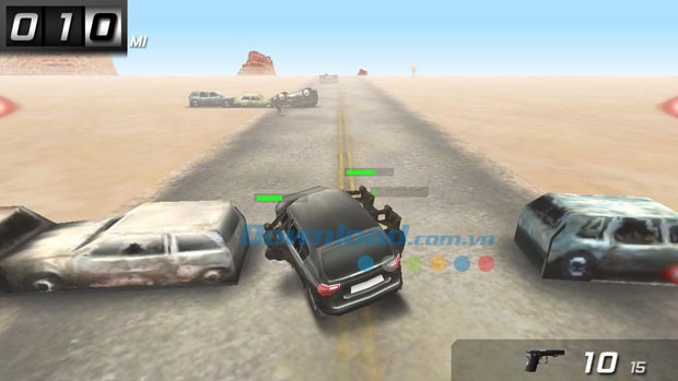 Nghiêng máy để tránh chướng ngại vật