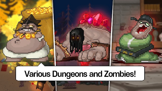 Rất nhiều ngục tối và loại zombie bạn phải đối phó