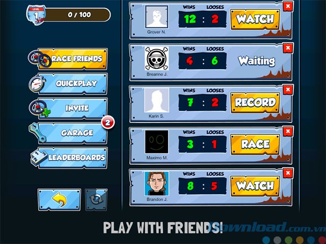 Chơi cùng bạn bè