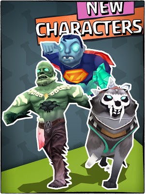 Zombie tạo hình ngớ ngẩn, biểu cảm lố