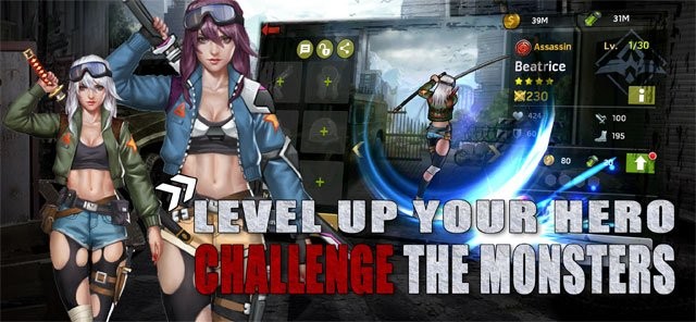 Nâng cấp các anh hùng - Thách thức những tên trùm to lớn